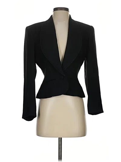 Pre-owned Abs Allen Schwartz Blazer Jacket In Black