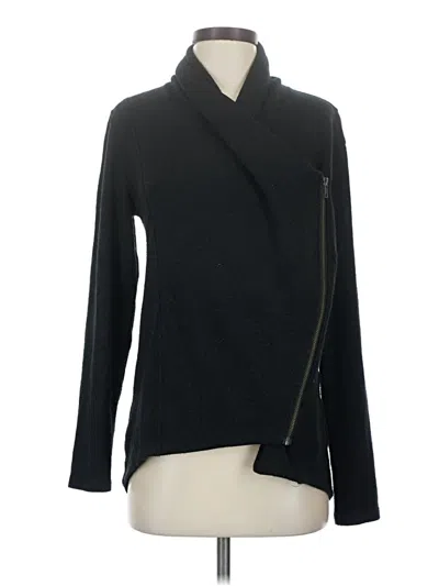 Pre-owned Abs Allen Schwartz Cardigan Sweater In Black