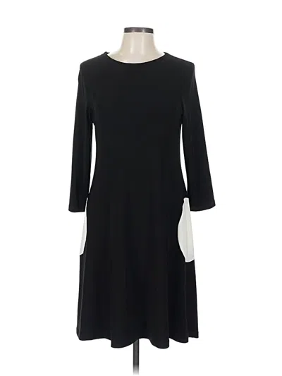 Pre-owned Abs Allen Schwartz Casual Dress In Black