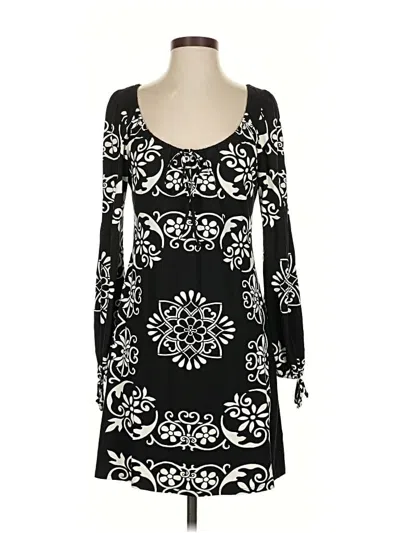 Pre-owned Abs Allen Schwartz Casual Dress In Black