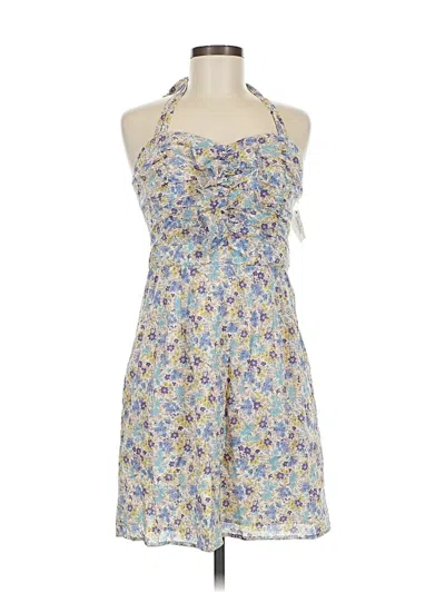 Pre-owned Abs Allen Schwartz Casual Dress In Blue