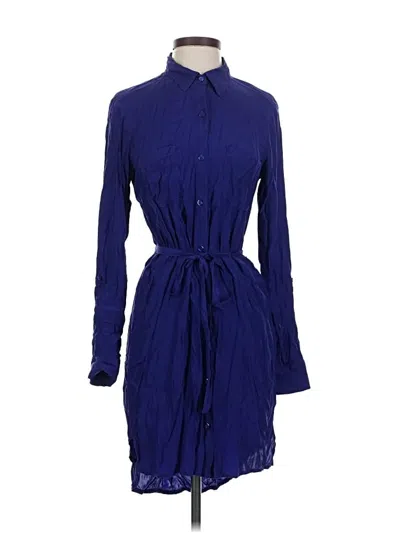 Pre-owned Abs Allen Schwartz Casual Dress In Blue