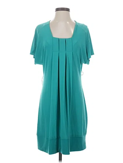 Pre-owned Abs Allen Schwartz Casual Dress In Blue