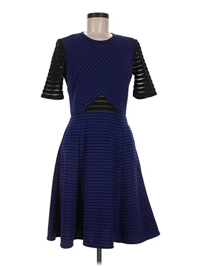 Pre-owned Abs Allen Schwartz Casual Dress In Blue