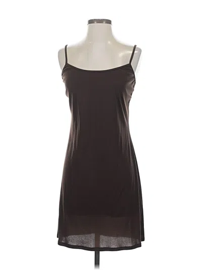 Pre-owned Abs Allen Schwartz Casual Dress In Brown