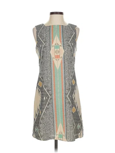 Pre-owned Abs Allen Schwartz Casual Dress In Gray