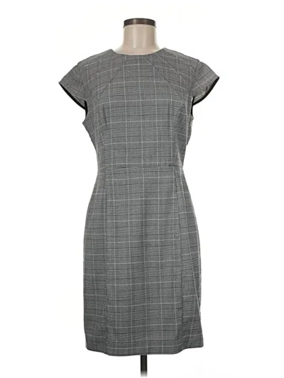 Pre-owned Abs Allen Schwartz Casual Dress In Gray