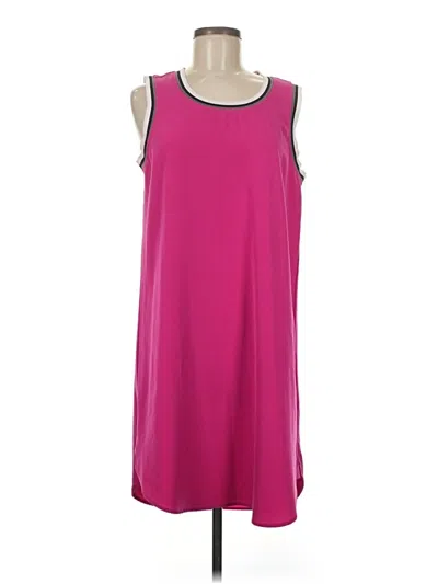 Pre-owned Abs Allen Schwartz Casual Dress In Pink