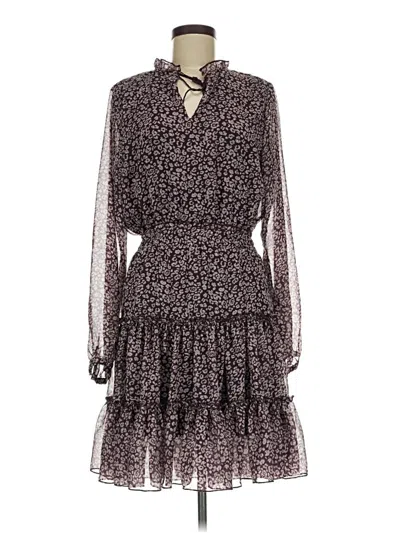 Pre-owned Abs Allen Schwartz Casual Dress In Purple