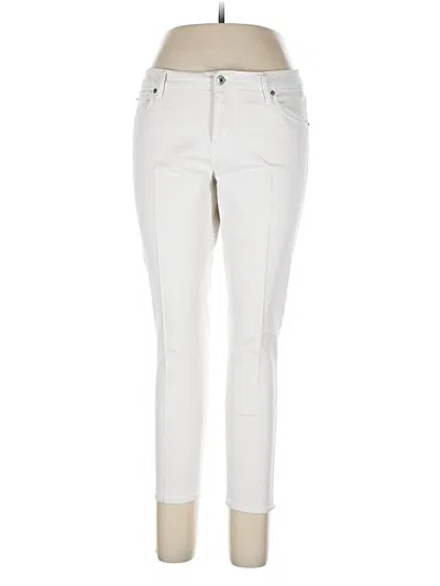 Pre-owned Abs Allen Schwartz Casual Pants In White