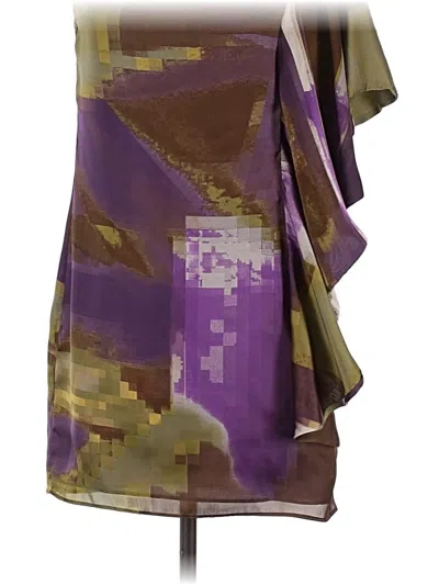 Pre-owned Abs Allen Schwartz Casual Skirt In Purple