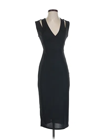 Pre-owned Abs Allen Schwartz Cocktail Dress In Black