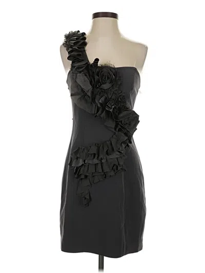Pre-owned Abs Allen Schwartz Cocktail Dress In Black