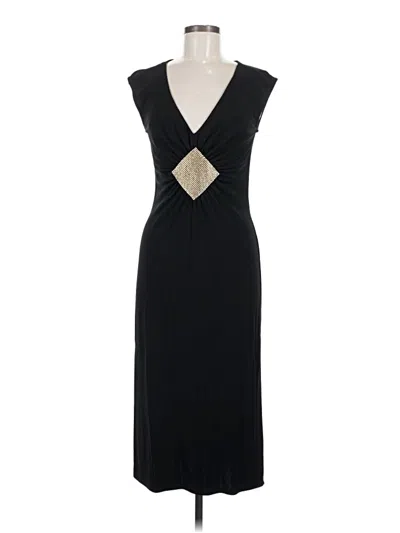 Pre-owned Abs Allen Schwartz Cocktail Dress In Black