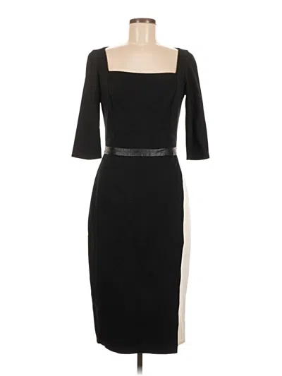 Pre-owned Abs Allen Schwartz Cocktail Dress In Black