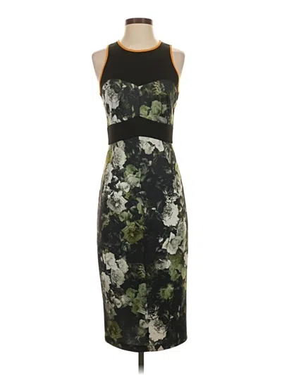Pre-owned Abs Allen Schwartz Cocktail Dress In Black