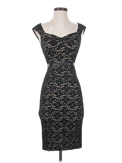 Pre-owned Abs Allen Schwartz Cocktail Dress In Black