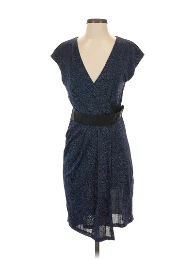 Pre-owned Abs Allen Schwartz Cocktail Dress In Blue