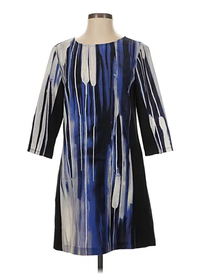 Pre-owned Abs Allen Schwartz Cocktail Dress In Blue
