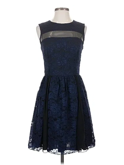 Pre-owned Abs Allen Schwartz Cocktail Dress In Blue