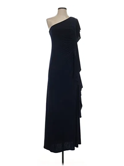 Pre-owned Abs Allen Schwartz Cocktail Dress In Blue