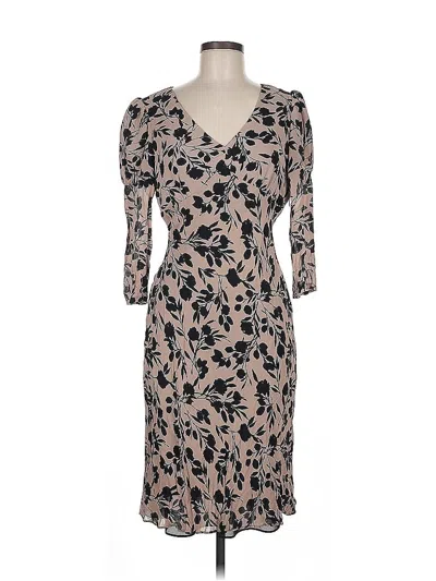 Pre-owned Abs Allen Schwartz Cocktail Dress In Brown