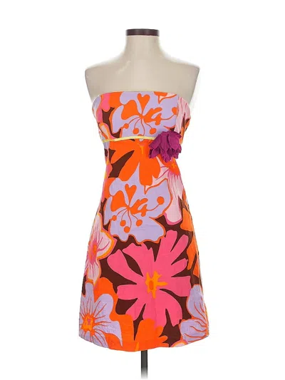 Pre-owned Abs Allen Schwartz Cocktail Dress In Pink