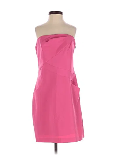Pre-owned Abs Allen Schwartz Cocktail Dress In Pink
