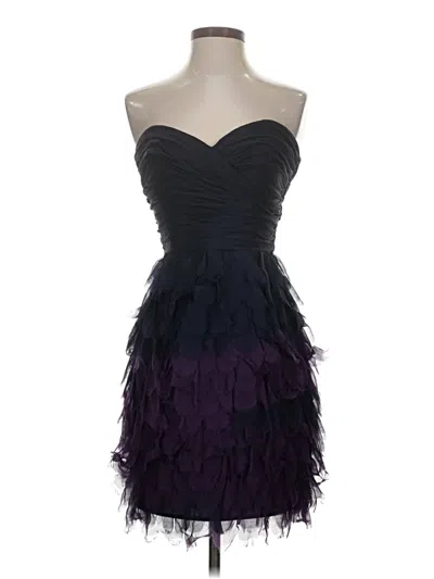 Pre-owned Abs Allen Schwartz Cocktail Dress In Purple