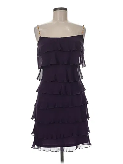 Pre-owned Abs Allen Schwartz Cocktail Dress In Purple
