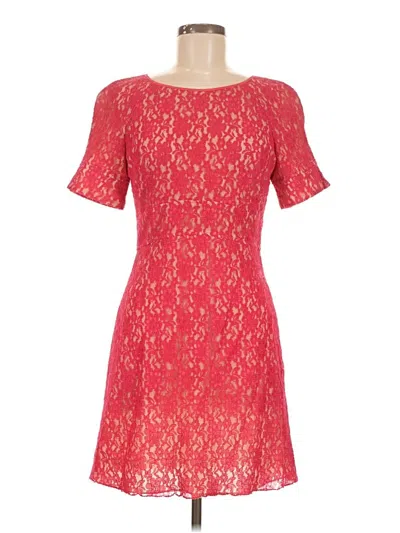 Pre-owned Abs Allen Schwartz Cocktail Dress In Red