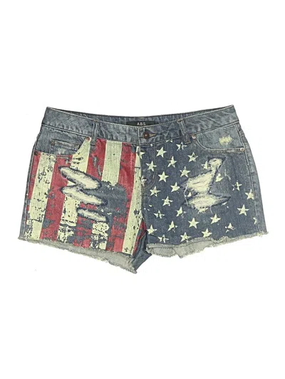 Pre-owned Abs Allen Schwartz Denim Shorts In Blue