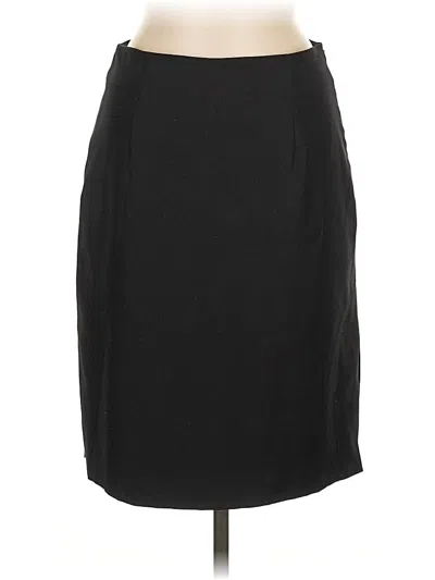 Pre-owned Abs Allen Schwartz Formal Skirt In Black
