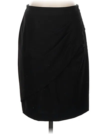 Pre-owned Abs Allen Schwartz Formal Skirt In Black