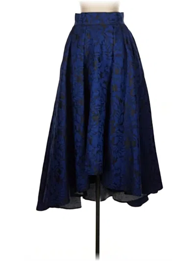 Pre-owned Abs Allen Schwartz Formal Skirt In Blue