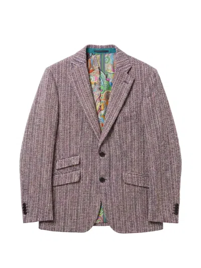 Abseits Graphic-lining Single-breasted Blazer In Multi