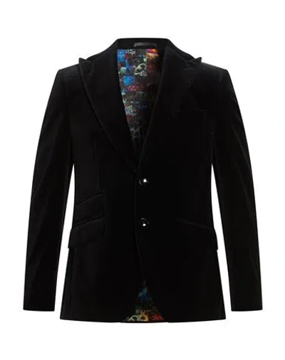 Abseits Man Blazer Navy Size 48 Cotton In Blue