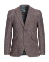 ABSEITS ABSEITS MAN BLAZER RUST SIZE 38 VIRGIN WOOL, POLYAMIDE