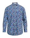 ABSEITS ABSEITS MAN SHIRT BRIGHT BLUE SIZE M COTTON