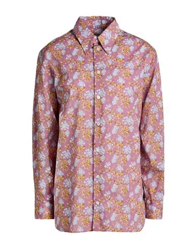 Abseits Man Shirt Lilac Size Xl Cotton In Purple