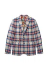 Abseits Plaid-check Blazer In Multi