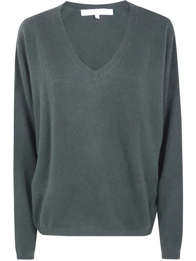 Absolut Cashmere "alicia" V Neck Sweater In Green
