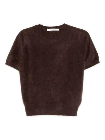 Absolut Cashmere Amaya T-shirt Aus Kaschmir In Brown