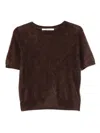 Absolut Cashmere Amaya T-shirt In Brown