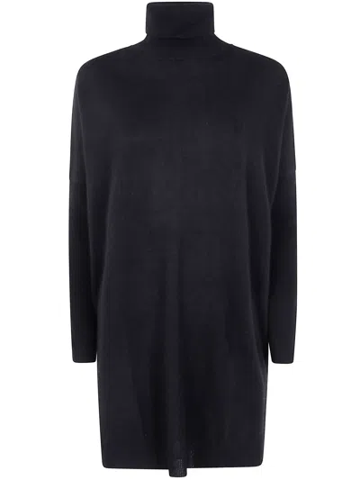 Absolut Cashmere "amira" High Neck Maxi Sweater In Black
