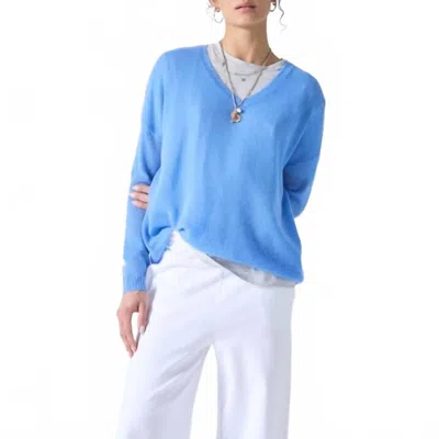 Absolut Cashmere Angelica Sweater In Neon Aqua In Multi