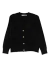 Absolut Cashmere Buttoned Cardigan In Black