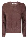 Absolut Cashmere Cali Round-neck Cashmere Sweater In Brown
