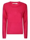 Absolut Cashmere Cashmere Sweater With Round Neckline In Pink