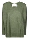 Absolut Cashmere Camille V-neck Sweater In Green